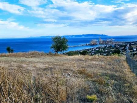 3.300 M2 Nettogrundstück, Das Für Den Bau Eines Genossenschaftsgeländes Mit Vollem Meerblick Zum Dringenden Verkauf In Tekirdag Barbarosta Geeignet Ist