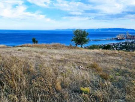 3.300 M2 Nettogrundstück, Das Für Den Bau Eines Genossenschaftsgeländes Mit Vollem Meerblick Zum Dringenden Verkauf In Tekirdag Barbarosta Geeignet Ist