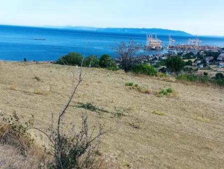 Gutschein Grundstück Zum Dringenden Verkauf Geeignet Für Den Bau Ihres Einfamilienhauses Mit Herrlichem Meerblick In Tekirdag Barbarosta