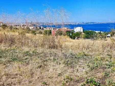 Coupon Land Suitable For Building A Detached House With Full Sea View For Urgent Sale In Tekirdag Barbarosta