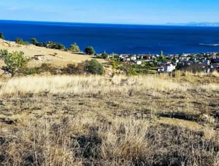 532 M2 Corner Plot For Sale In Tekirdag Süleymanpaşa Barbaros Neighborhood With Magnificent Sea And Nature Views