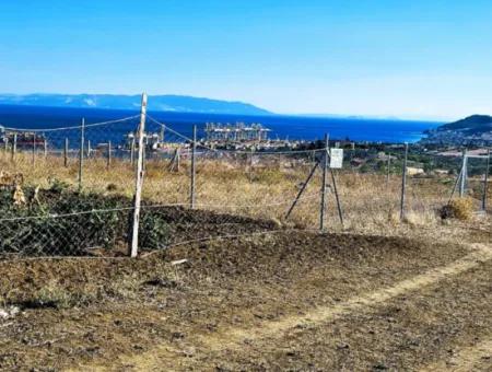 765 M2 Bargain Land With Full Sea View For Urgent Sale In Tekirdag Barbarosta