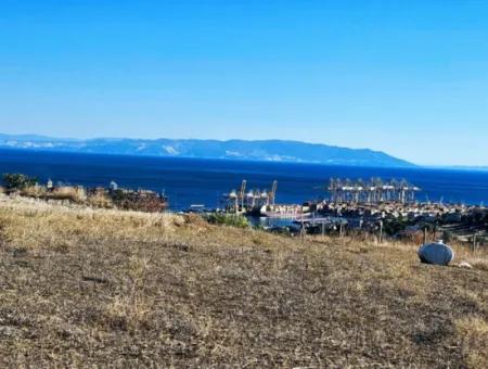 765 M2 Bargain Land With Full Sea View For Urgent Sale In Tekirdag Barbarosta