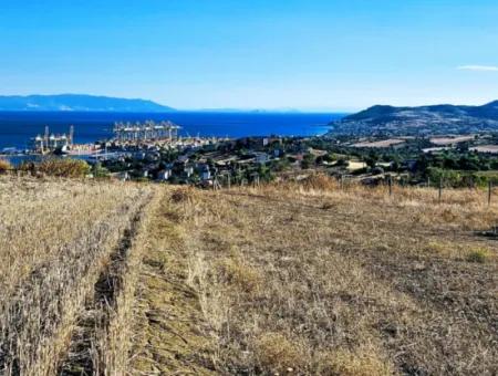 765 M2 Bargain Land With Full Sea View For Urgent Sale In Tekirdag Barbarosta