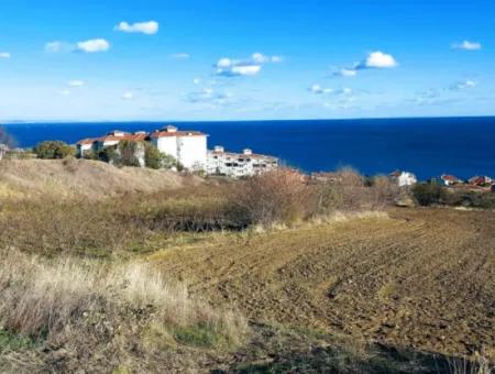 Residential Zoned Land With Full Sea View Suitable For The Construction Of A 42-Apartment Cooperative Site For Urgent Sale In Tekirdag Barbarosta