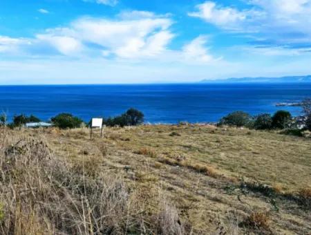 3.300 M2 Net Land Suitable For The Construction Of A Cooperative Site With Full Sea View For Urgent Sale In Tekirdag Barbarosta