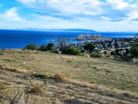 3.300 M2 Net Land Suitable For The Construction Of A Cooperative Site With Full Sea View For Urgent Sale In Tekirdag Barbarosta