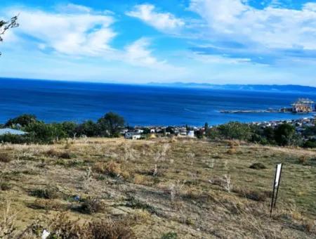 3.300 M2 Net Land Suitable For The Construction Of A Cooperative Site With Full Sea View For Urgent Sale In Tekirdag Barbarosta