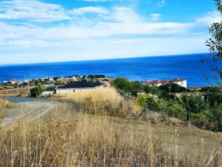 3.300 M2 Net Land Suitable For The Construction Of A Cooperative Site With Full Sea View For Urgent Sale In Tekirdag Barbarosta