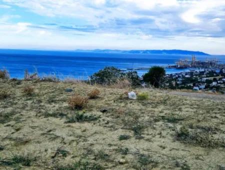 3.300 M2 Net Land Suitable For The Construction Of A Cooperative Site With Full Sea View For Urgent Sale In Tekirdag Barbarosta