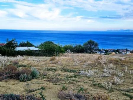 3.300 M2 Net Land Suitable For The Construction Of A Cooperative Site With Full Sea View For Urgent Sale In Tekirdag Barbarosta