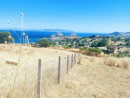 765 M2 Bargain Land With Full Sea View For Urgent Sale In Tekirdag Barbarosta