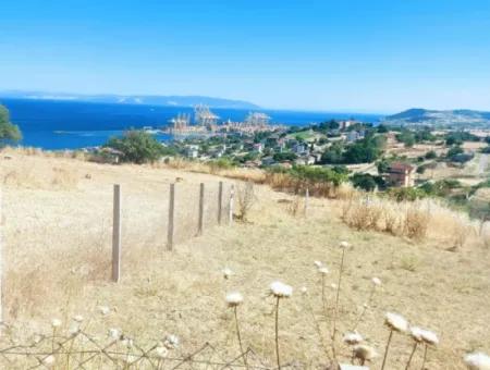 765 M2 Bargain Land With Full Sea View For Urgent Sale In Tekirdag Barbarosta