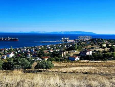 Tekirdağ Barbarosta Acil Satılık Hayelinizdeki Havuzlu Müstakil Evinizi Yapmaya Uygun Fırsat Arsa